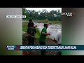 detik detik jembatan penghubung desa hanyut terseret arus banjir lahar semeru