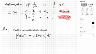 Section 5 4 Indefinite Integrals and Net Change Theorem