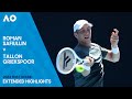 Roman Safiullin v Tallon Griekspoor Extended Highlights | Australian Open 2024 First Round