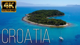 CROATIA IN 4K Video UHD - Relaxing Music with Sailing and Coastal Islands