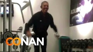 Obama Isn't The Only Exercising President | CONAN on TBS