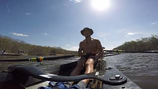 Whitman Crew Varsity Men Spring Training 2022 - from the Boat