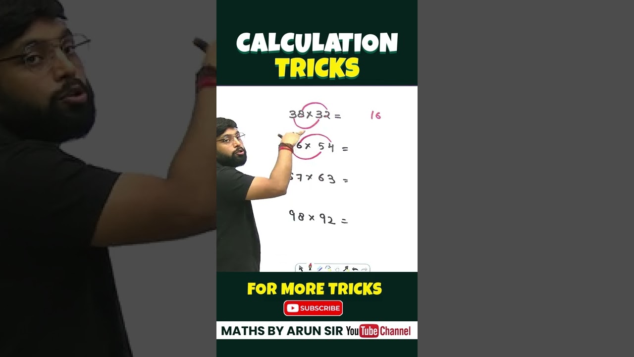 Math Tricks For Fast Calculation Mathematics Tricks Maths Tricks By