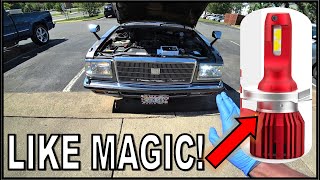 Toyota Century: These Headlight Bulbs Are a Game Changer! (BOSLLA H4 9003 LED)