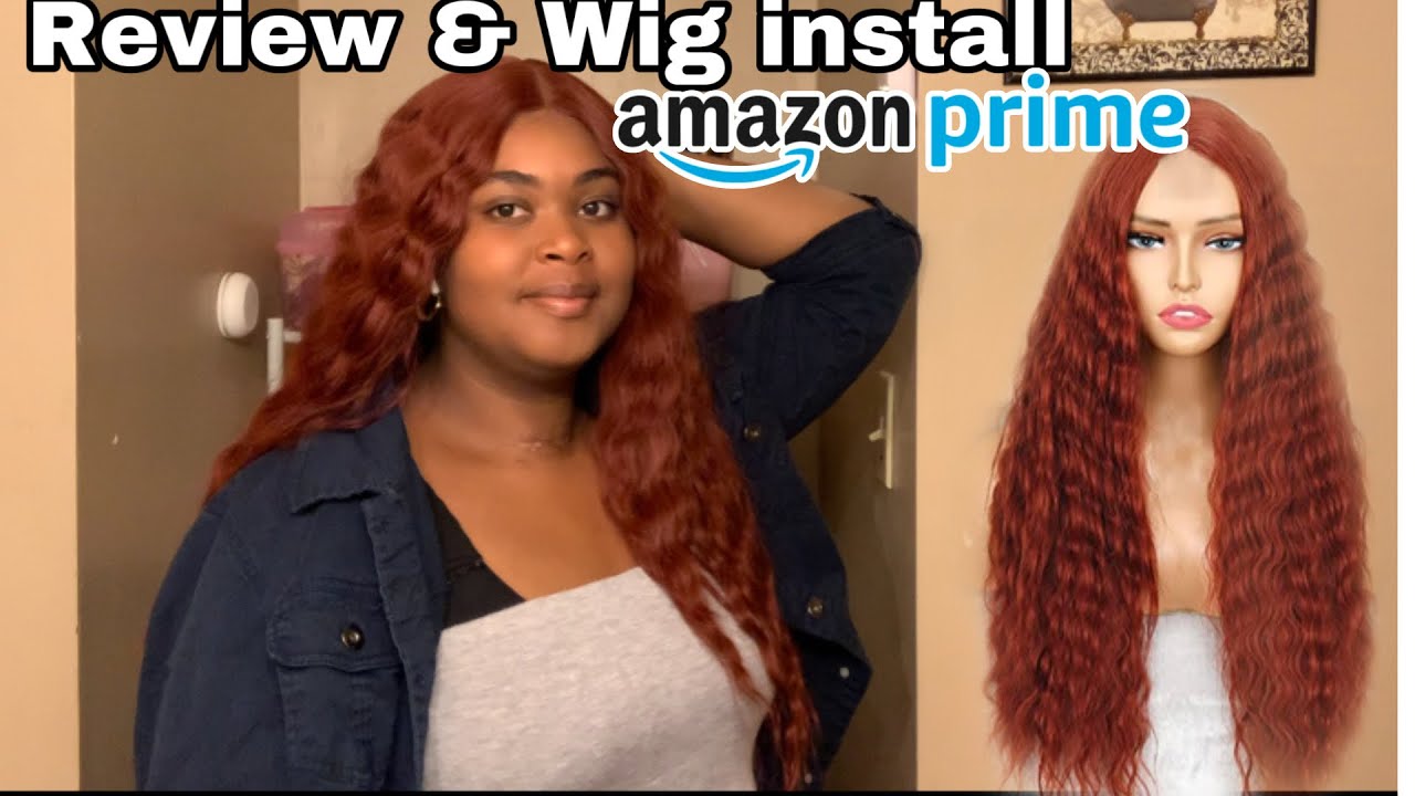 Amazon Wig Review Install Ginger Synthetic Wig Youtube