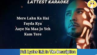 Tiranga Song Karaoke With (LYRICS) B Praak | YODHA | Siddharth Malhotra \u0026 Raashii Khanna