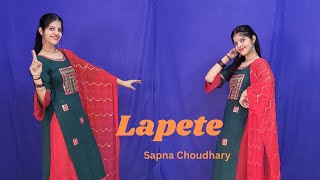 Lapete ; Sapna Choudhary ; New Haryanvi Songs Dance Cover By Priya Sihara