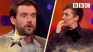 Olivia Colman is confused by Jack Whitehall's American accent | The Graham Norton Show - BBC