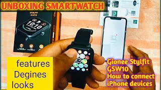 Unboxing Gionee stylfit GSW10 🔥🔥🔥🔥👍smartwatch⚡️fabulous smartwatch 🔥🔥🔥