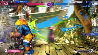 Street Fighter 6 블랑카 맥뎀콤 실전성공