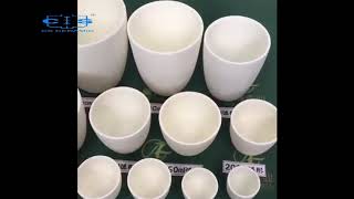 high temperature alumina ceramic crucible