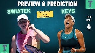 Iga Swiatek vs Madison Keys | Australian Open 2025 | Semi-Final | Preview \u0026 Prediction