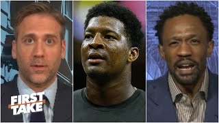First Take reacts to Jameis Winston calling himself a 'historically great QB'