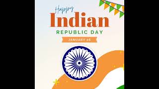 Happy Republic Day of India Free  festival post  INDIAN REPUBLICDAY2023|Independence day status