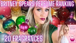 RANKING 20 BRITNEY SPEARS PERFUMES 💖 UNDERRATED CELEBRITY FRAGRANCES! REVIEWS