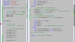 Week 10 overloaded C++ assignment operator