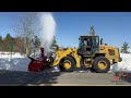 Hydraulic Pronovost Snowblower for Cat Loaders