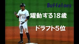 オリックス 宜保 翔『躍動する18歳! ドラ5』ﾌｧｰﾑ戦 vs 阪神 2019年6月13日 京セラドーム