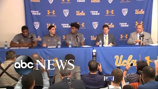 UCLA basketball players apologize for international incident
