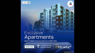 Elite Homes - Premium 2 \u0026 3 BHK Flats in Gajularamaram | Starting at ₹55 Lakhs