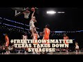 Syracuse drops close game to Texas in Brooklyn at the free throw line