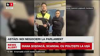 POLIȚIȘTII, DIN NOU LA DIANA ȘOȘOACĂ_Știri B1TV_15 dec. 2024