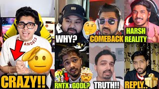 🚨All Shocking News😵‍💫Scout on RNTXxGodL Collab!!!🤯Goldy Bhai Reply😲