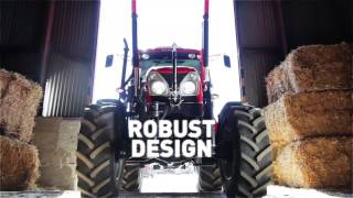 Loader and dual chop straw blower | Zetor Proxima Power 120 and Zetor Major 80