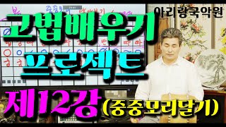 [고법배우기 프로젝트]  제12강(중중모리장단 달아보기1)