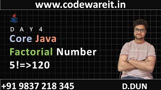 Day 5 : Java Program (Factorial Number using recursion or recursive method) #javaprogramming #icse