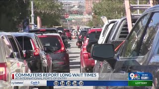 Border wait times more than double the norm in El Paso
