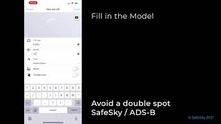 SafeSky: avoiding double radar spots (ADS-B Out)