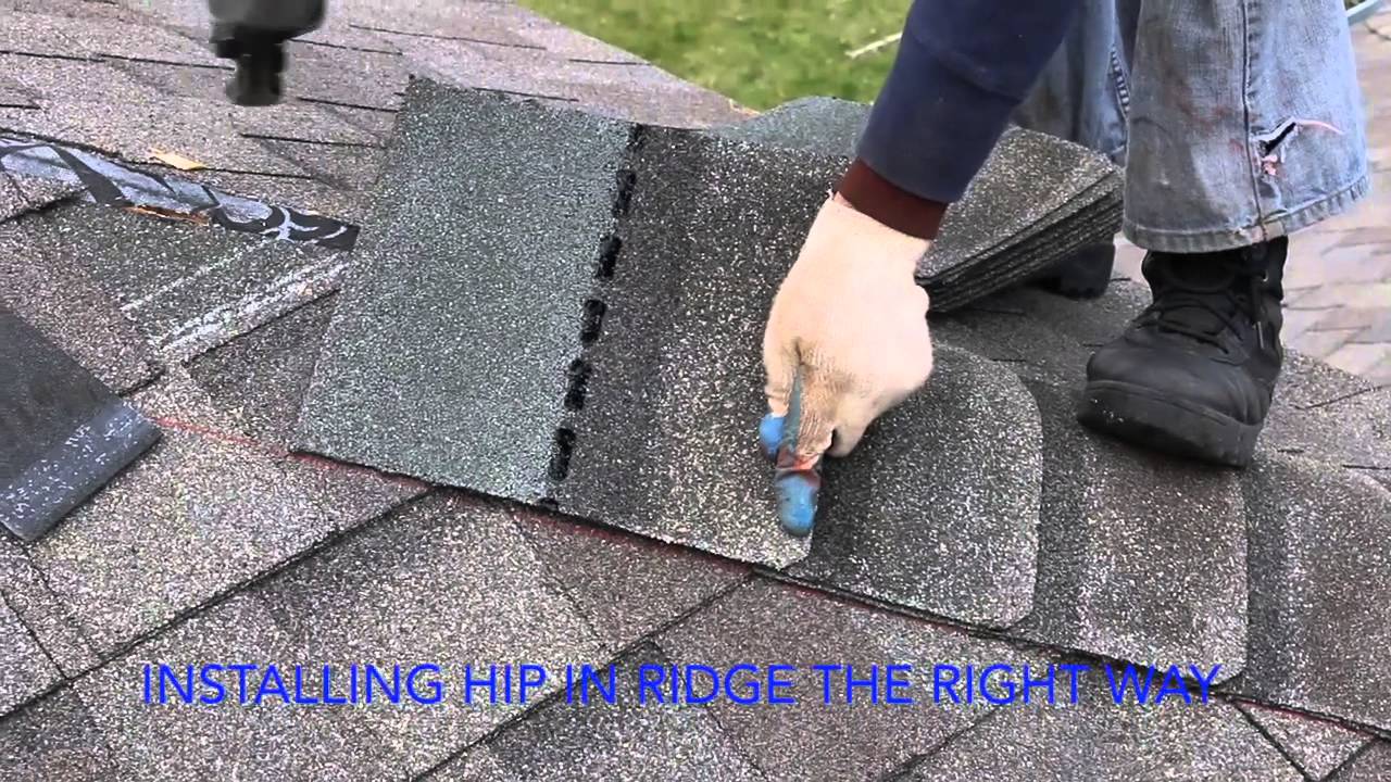 How To Install Ridge Cap Short Version Youtube