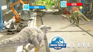 RAJADORIXIS vs GRYGANYTH (JURASSIC WORLD ALIVE)