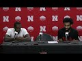 nebraska men s basketball postgame press conference vs. illinois