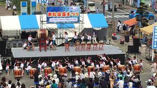 東松島 東松島夏まつり2017 宮野森小学校 ふるさと宮野森太鼓 higashimatsushima miyagi