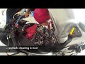 diy hayabusa service 2021 8000 kms oil oil filter spark plugs throttle bodies part 1 of 2