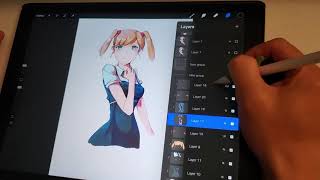 [Visual Novel] Character Drawing Process & Tips