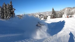 【 少雪でも極上の魚沼産粉雪！】23-24 スノーボード 滑走記録　Snowboarding　上越国際スキー場