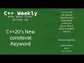 C++ Weekly - Ep 261 - C++20's New consteval Keyword