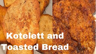 How to Cook Kotelett And Toasted Bread German Easy Recipe