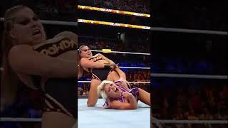 Ronda Rousey pushed Alexa Bliss to her limit at SummerSlam #Short