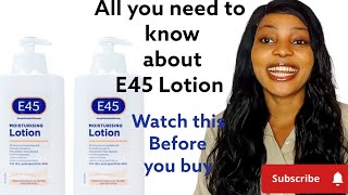 E45 LOTION ALL YOU NEED TO KNOW / QUESTIONS AND ANSWERS