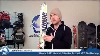 Atomic 2012 Nomad Intruder Skis w/ XTO 10 Bindings