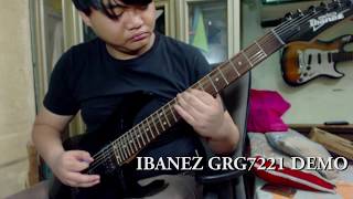 My First 7 String Guitar ( Ibanez GRG7221 Demo )