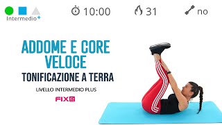 Tonificazione Addome: Esercizi Addominali E Core Stability - 10 Minuti