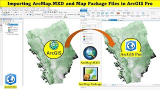 Importing ArcMap MXD and Map Package Files in ArcGIS Pro