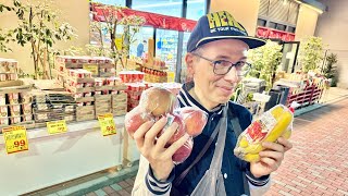 Tokyo Travel Vlog - Where to find fruits \u0026 vegetables (\u0026 lots to taste!): Supermarket tour