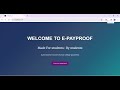 e pay proof prototype demo video