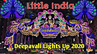 தீபாவளி ஒளி வெள்ளத்தில் லிட்டில் இந்தியா | Deepavali Light Decoration | Deepavali Light-Up Ceremony